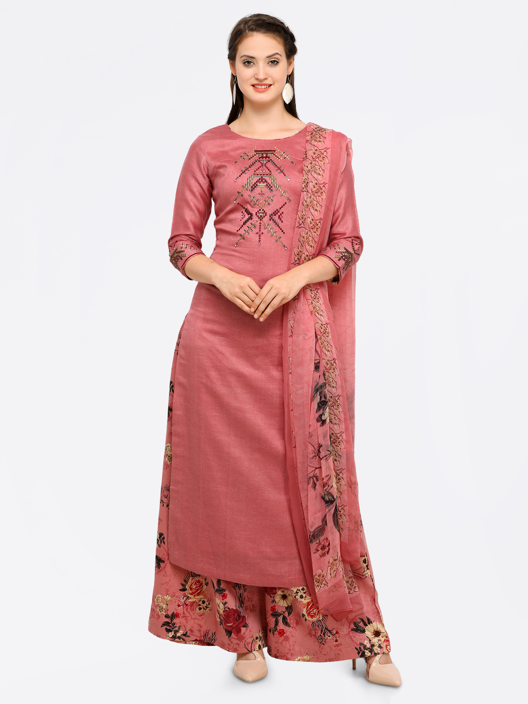 myntra salwar suit material
